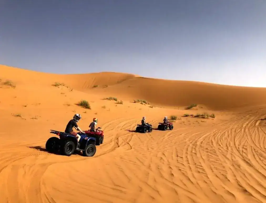 Luxury tents of Merzouga Glamping at the edge of the dunes